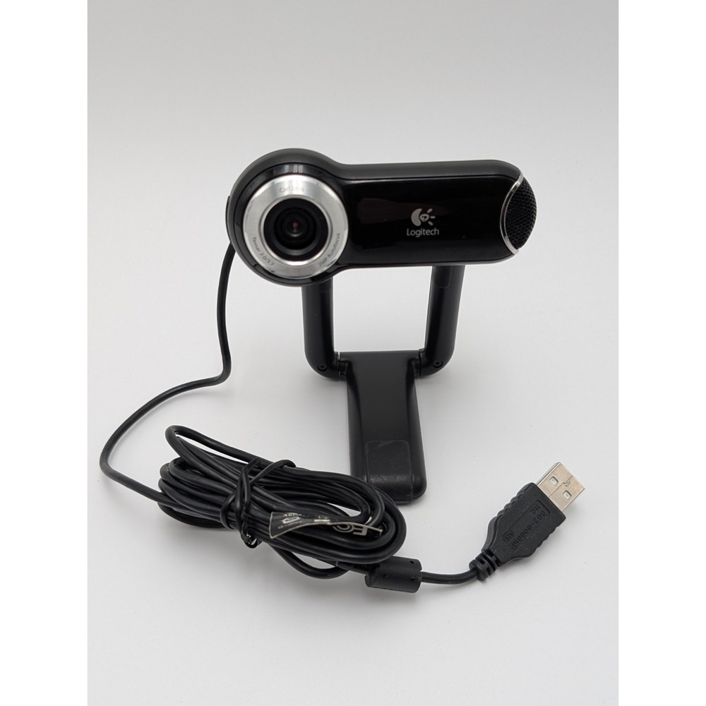 Logitech Cam Webcam Carl Zeiss Tessar 2.0/3.7 2MP Autofocus‎ Camera WORKS
